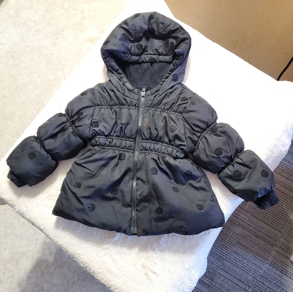 Toddler Girls Old Navy Coat Size 18-24 months Black